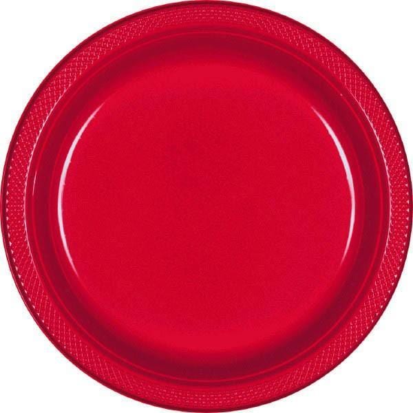 Buy Plasticware Plastic Plates 7 In. - Apple Red 20/pkg. sold at Party Expert
