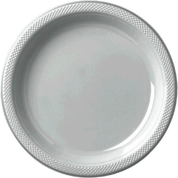 Buy Plasticware Plastic Plates 7 In. - Silver 20/pkg. sold at Party Expert