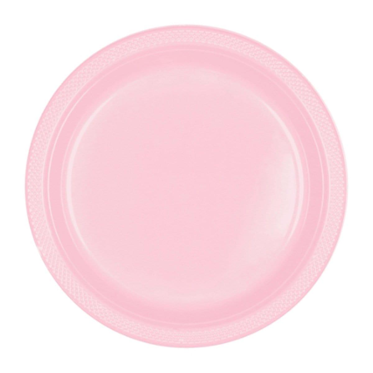 Buy Plasticware Plastic Plates 9 In. - Blush Pink 20/pkg sold at Party Expert