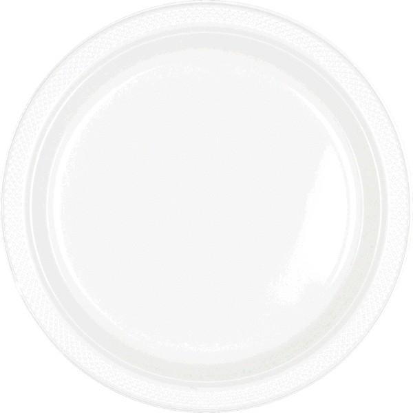 Buy Plasticware Plastic Plates 9 In. - Frosty White 20/pkg. sold at Party Expert