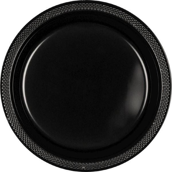 Buy Plasticware Plastic Plates 9 In. - Jet Black 20/pkg. sold at Party Expert