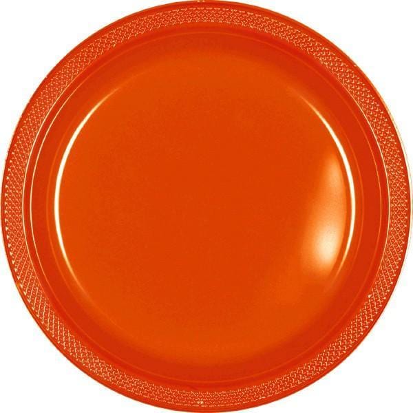 Buy Plasticware Plastic Plates 9 In. - Orange Peel 20/pkg. sold at Party Expert