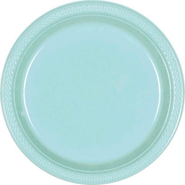 Buy Plasticware Plastic Plates - Robin's Egg Blue 10.25 in. 20/pkg sold at Party Expert