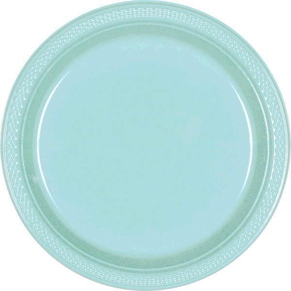 Buy Plasticware Plastic Plates - Robin's Egg Blue 10.25 in. 20/pkg sold at Party Expert