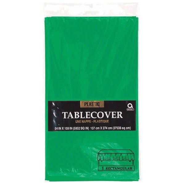 Buy Plasticware Plastic Tablecover - Festive Green 54 X 108 In. sold at Party Expert