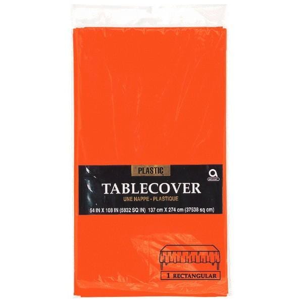 Buy Plasticware Plastic Tablecover - Orange Peel 54 X 108 In. sold at Party Expert