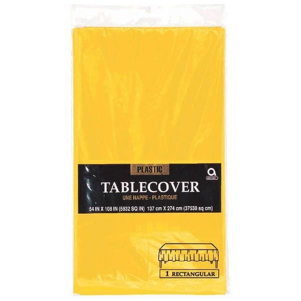 Buy Plasticware Plastic Tablecover - Yellow Sunshine 54 X 108 In. sold at Party Expert
