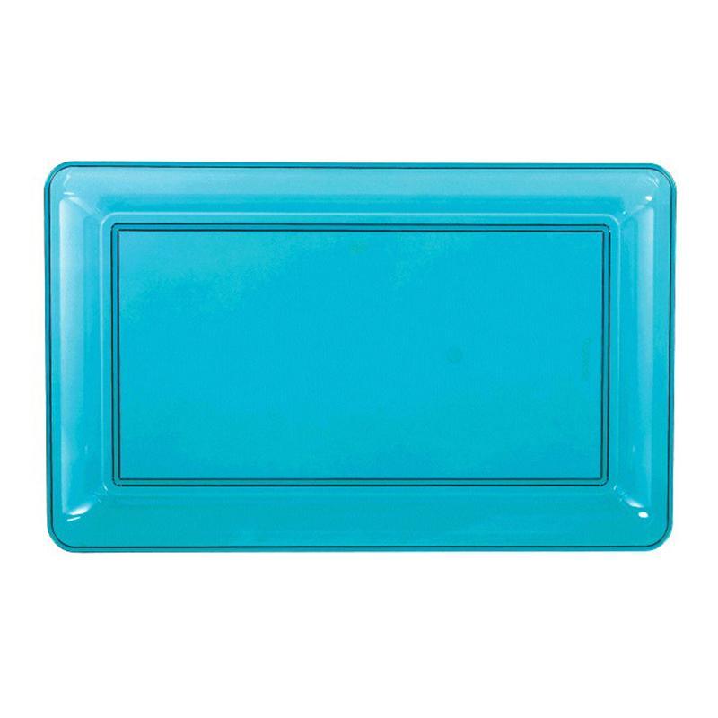 Buy Plasticware Plastic Tray - Caribbean Blue sold at Party Expert