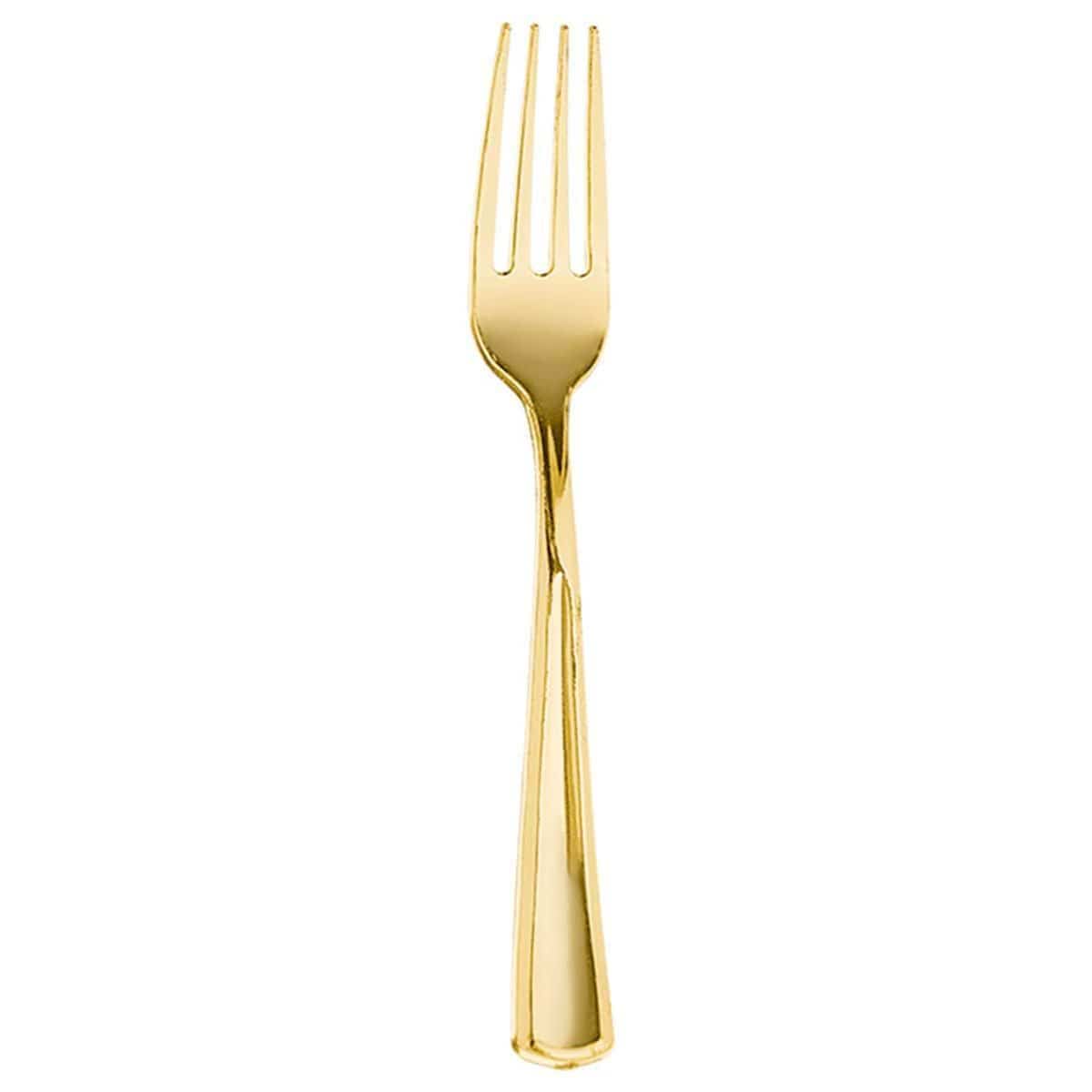 Buy Plasticware Premium Forks - Gold 32/pkg sold at Party Expert