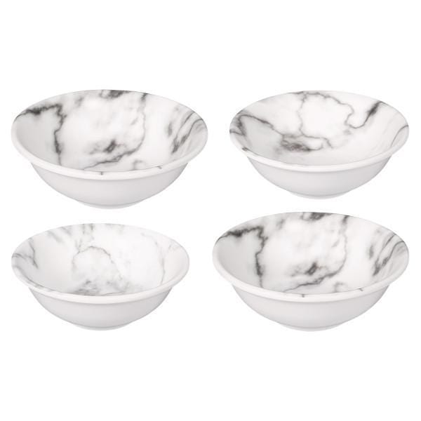 Buy Plasticware Printed Marble Bowl 4 Per Package sold at Party Expert