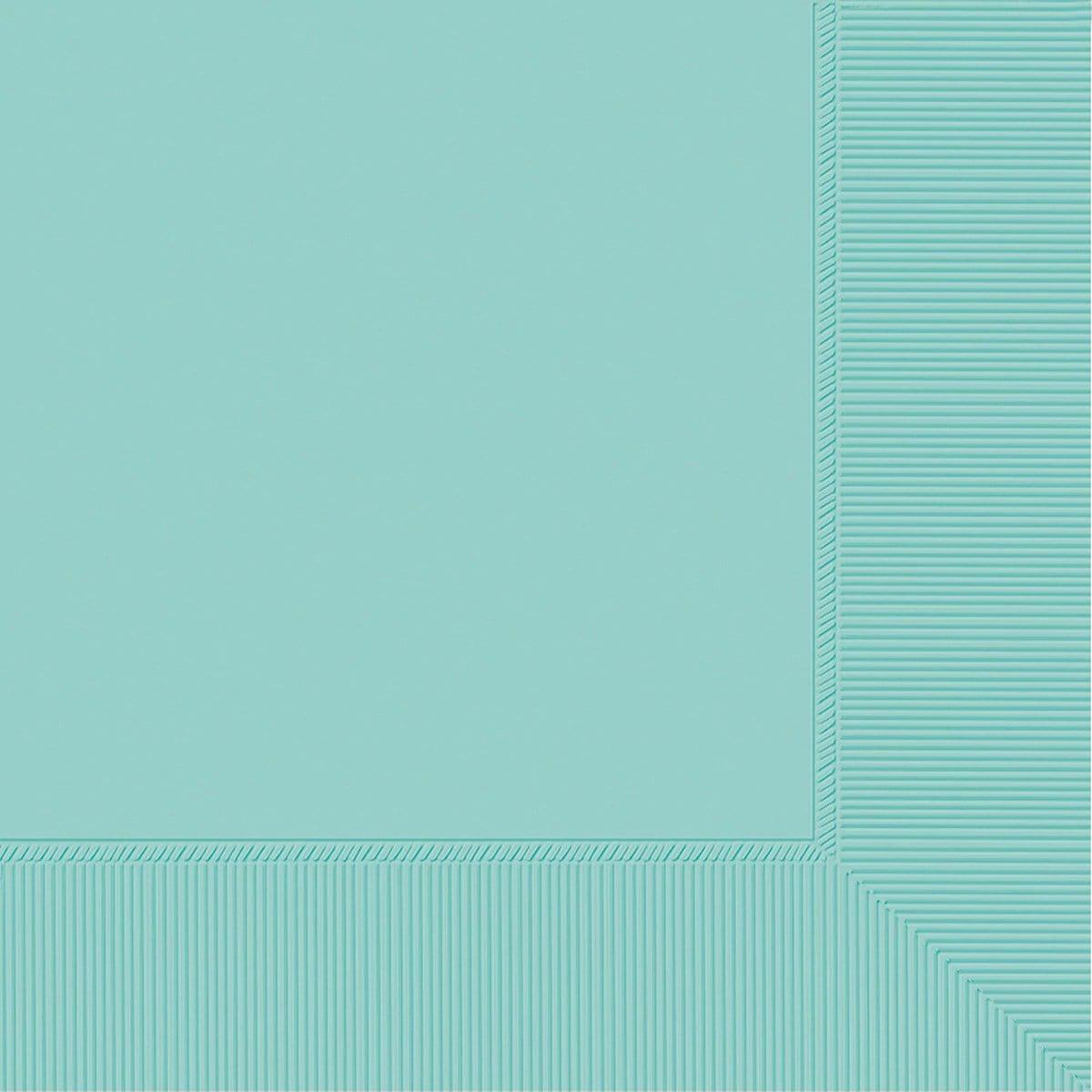 Buy plasticware Robin's Egg Blue Lunch Napkins, 40 Count sold at Party Expert