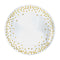 Buy Plasticware Round Tray - Gold Dots sold at Party Expert