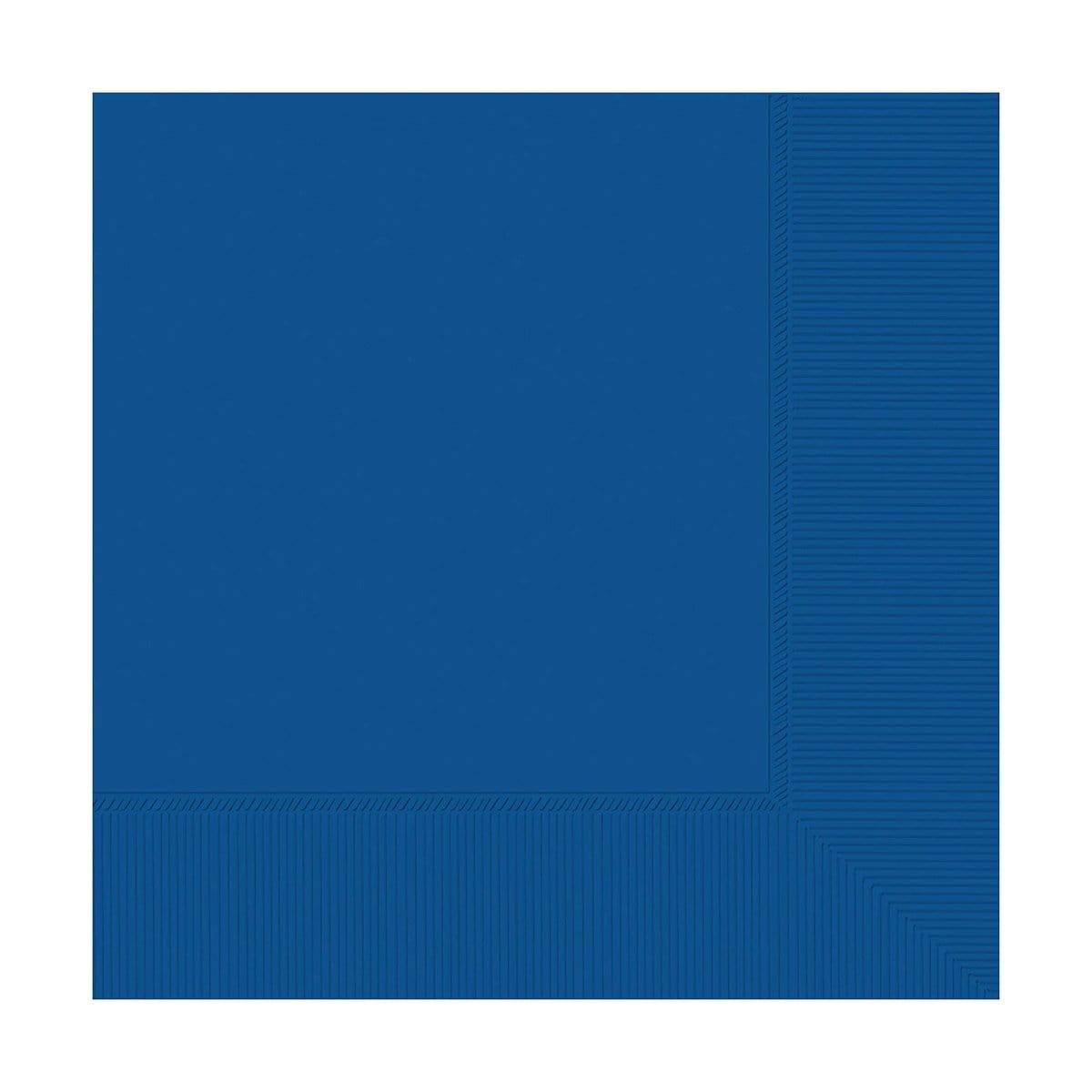 Buy plasticware Royal Blue Beverage Napkins, 40 Count sold at Party Expert