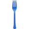 Buy Plasticware Royal Blue Plastic Forks, 20 Count sold at Party Expert