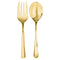 Buy Plasticware Serving Fork & Spoon 4/pkg - Gold sold at Party Expert
