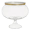 Buy Plasticware Short Pedestal Jar with Gold Gems sold at Party Expert