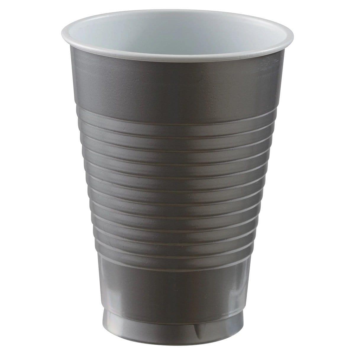 Buy plasticware Silver Plastic Cups, 12 oz., 20 Count sold at Party Expert