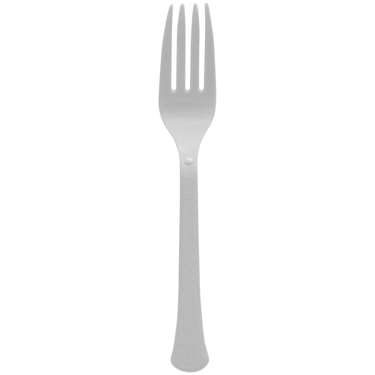 Buy Plasticware Silver Plastic Forks, 20 Count sold at Party Expert