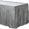 Buy plasticware Silver Plastic Table skirt sold at Party Expert