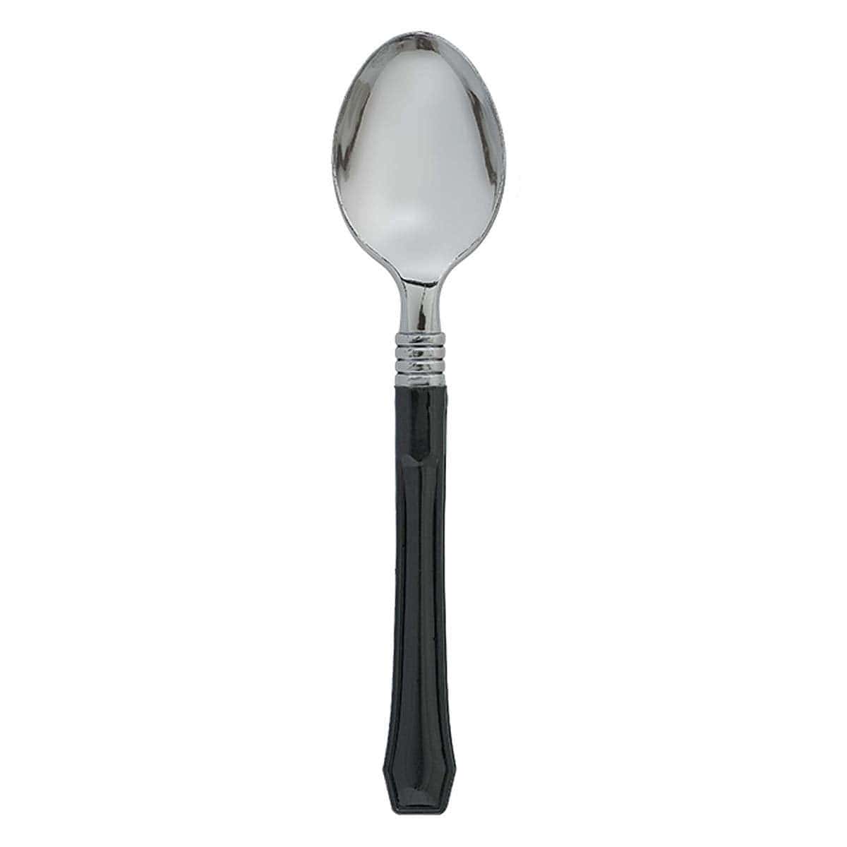 Buy Plasticware Spoons Premium 20/pkg. - Jet Black sold at Party Expert