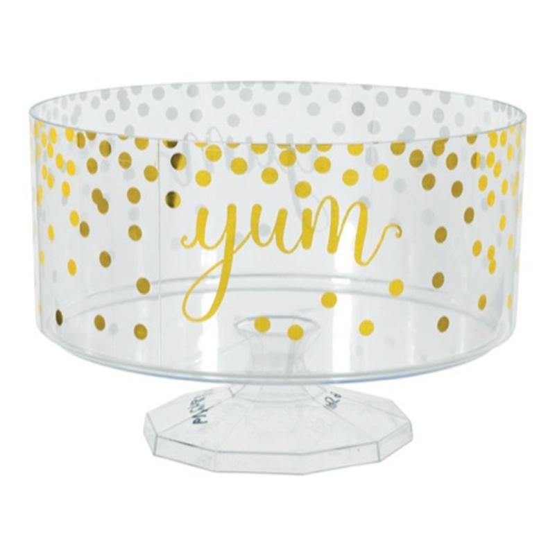 Buy Plasticware Trifle Container Medium - Gold sold at Party Expert