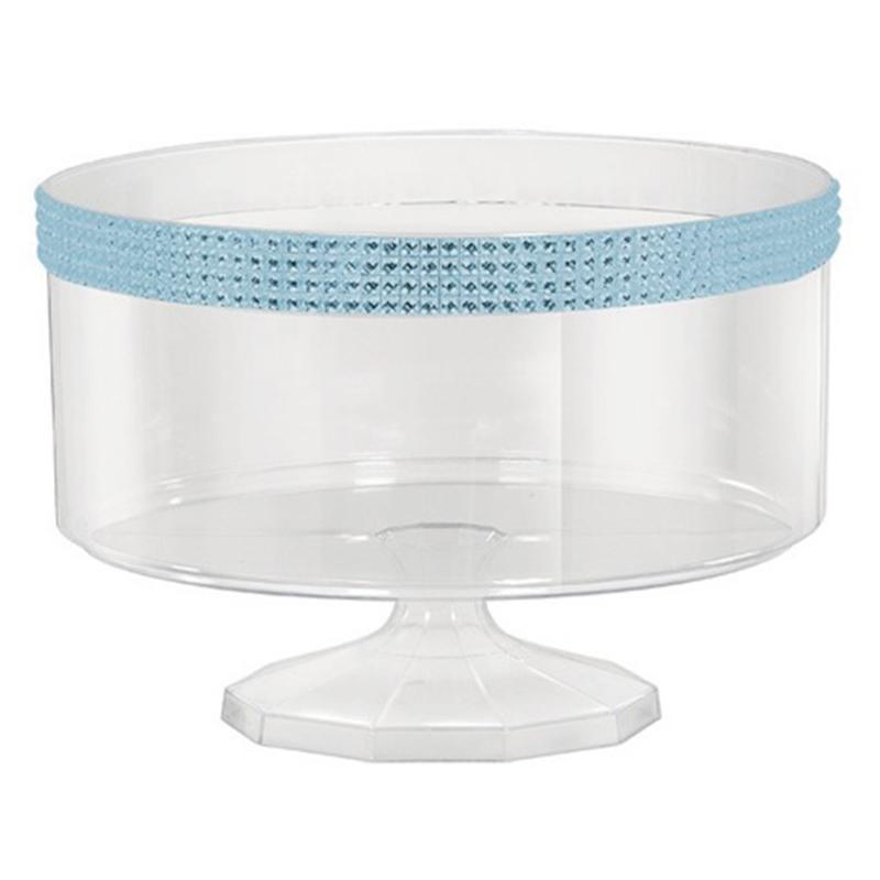 Buy Plasticware Trifle Container With Gems Small - Blue sold at Party Expert