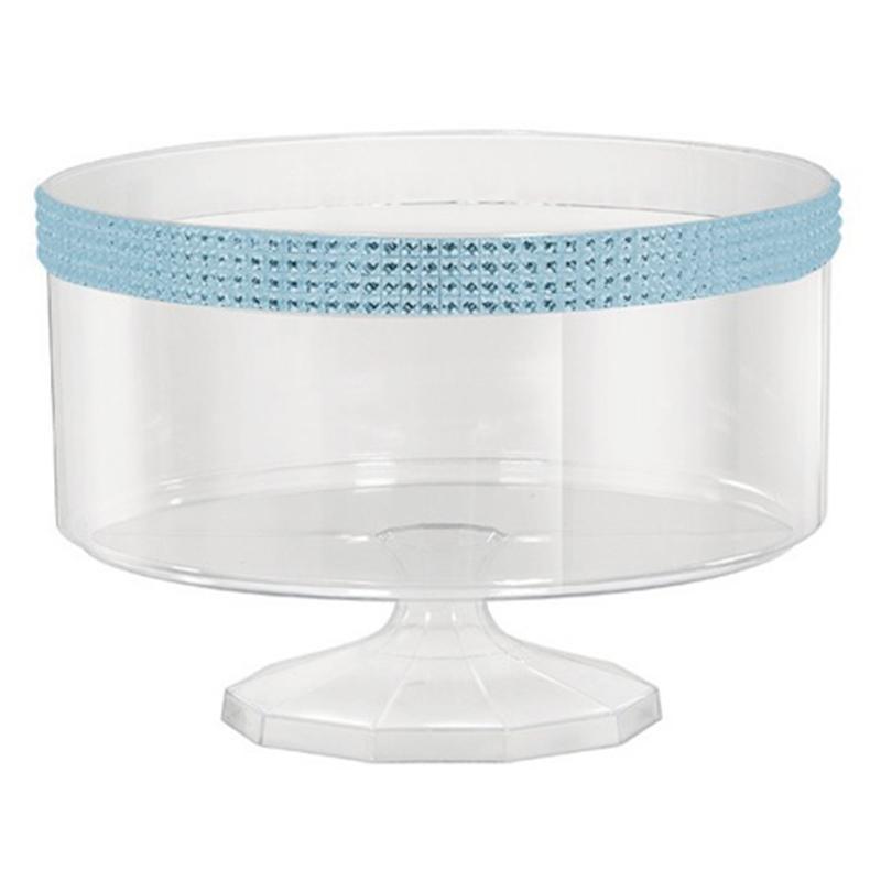 Buy Plasticware Trifle Container With Gems Small - Blue sold at Party Expert