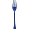 Buy Plasticware True Navy Plastic Forks, 20 Count sold at Party Expert