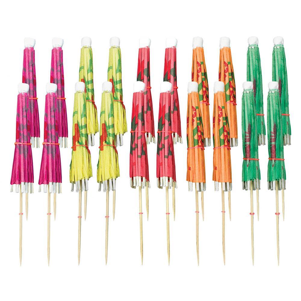 Umbrella Picks Assorted Colors 20/pkg. Party Expert