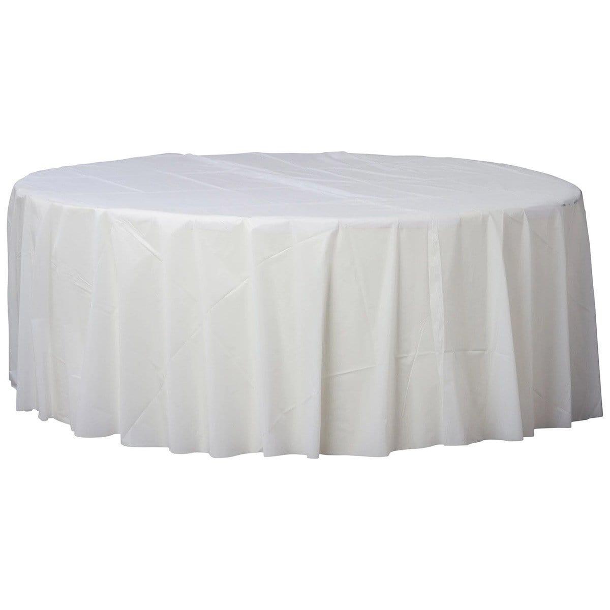 Buy plasticware X Plastic Round Tablecover sold at Party Expert
