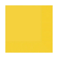 Buy plasticware Yellow Sunshine Beverage Napkins, 40 Count sold at Party Expert