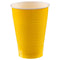 Buy Plasticware Yellow Sunshine Plastic Cups, 12 oz., 20 Count sold at Party Expert