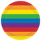 AMSCAN CA Pride Pride Dinner Plates, 9 Inches, 8 Count 192937033180