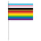 AMSCAN CA Pride Pride Handheld Flag, 14 x 9 Inches 192937332498
