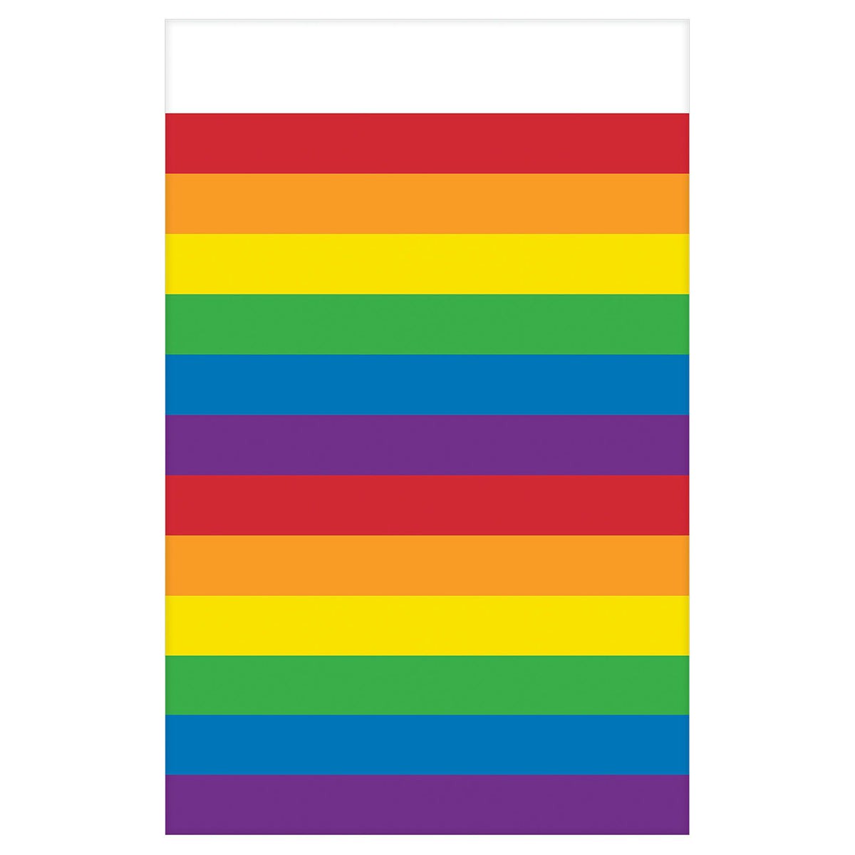 AMSCAN CA Pride Pride Plastic Tablecover, 54 x 102 Inches 192937033227