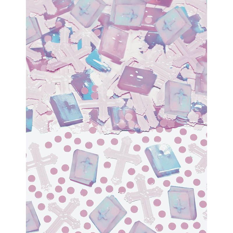 Buy Religious Confetti Pink Cross 2.5 Oz sold at Party Expert