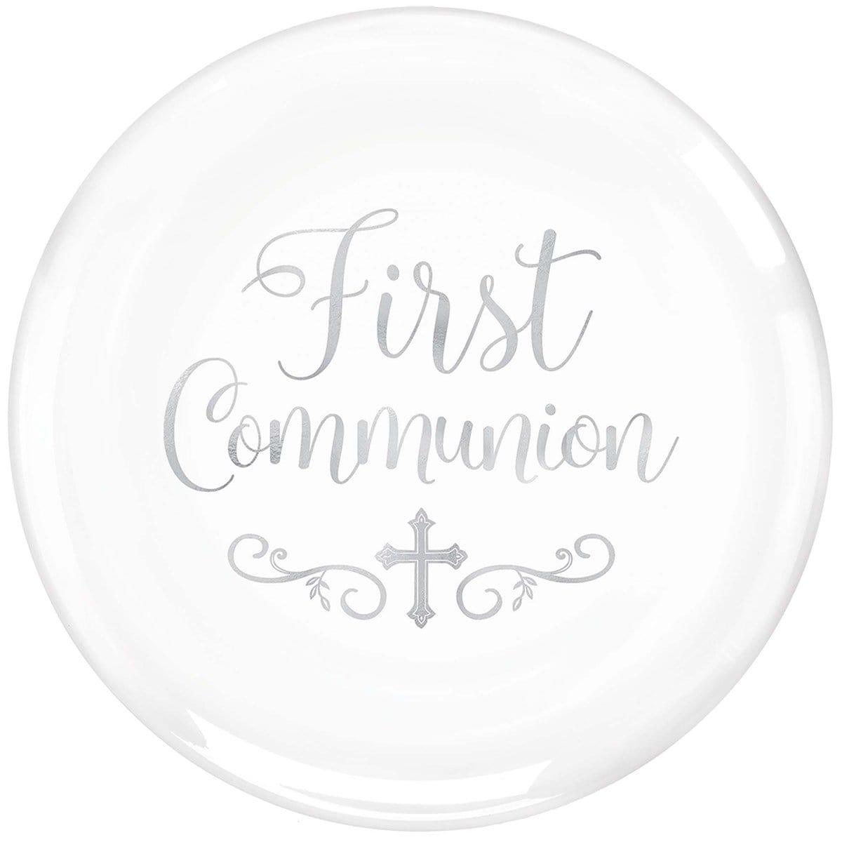 Buy Religious First Communion Round Platter sold at Party Expert