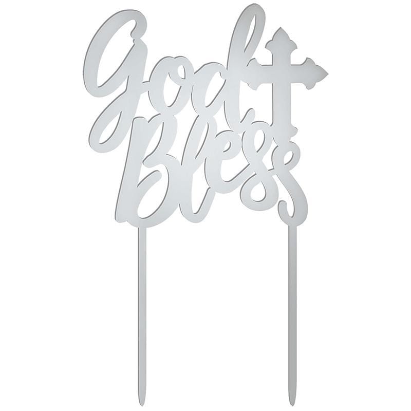 Buy Religious God Bless Cake Topper sold at Party Expert