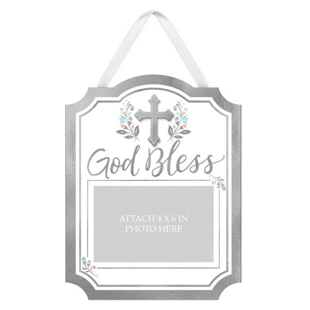 Buy Religious Holy Day - Photo Sign God Bless sold at Party Expert