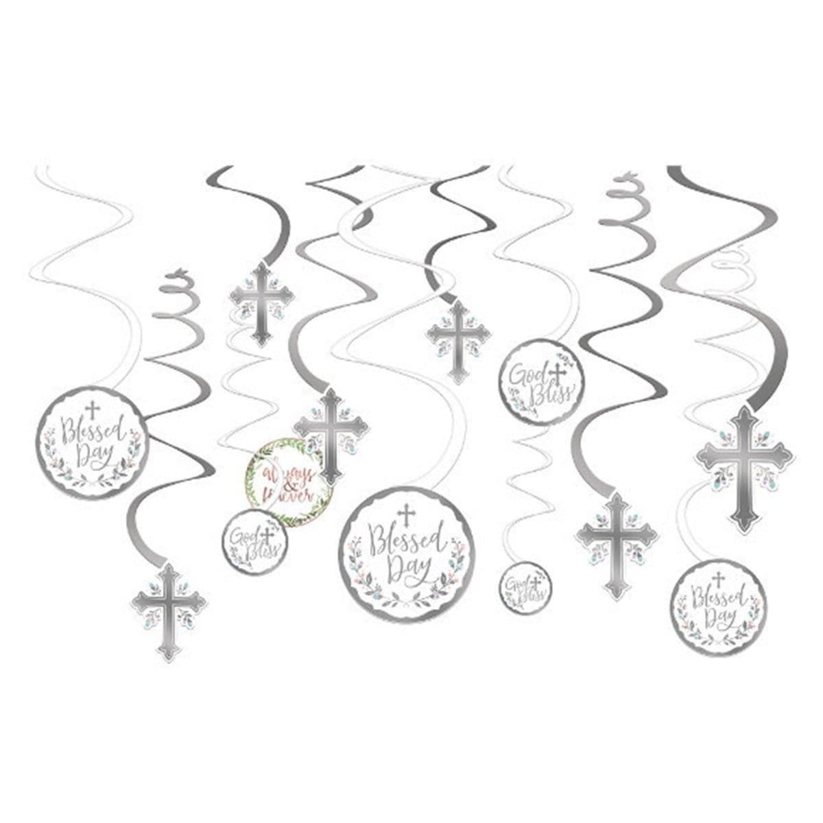 Buy Religious Holy Day - Swirls 12/pkg sold at Party Expert