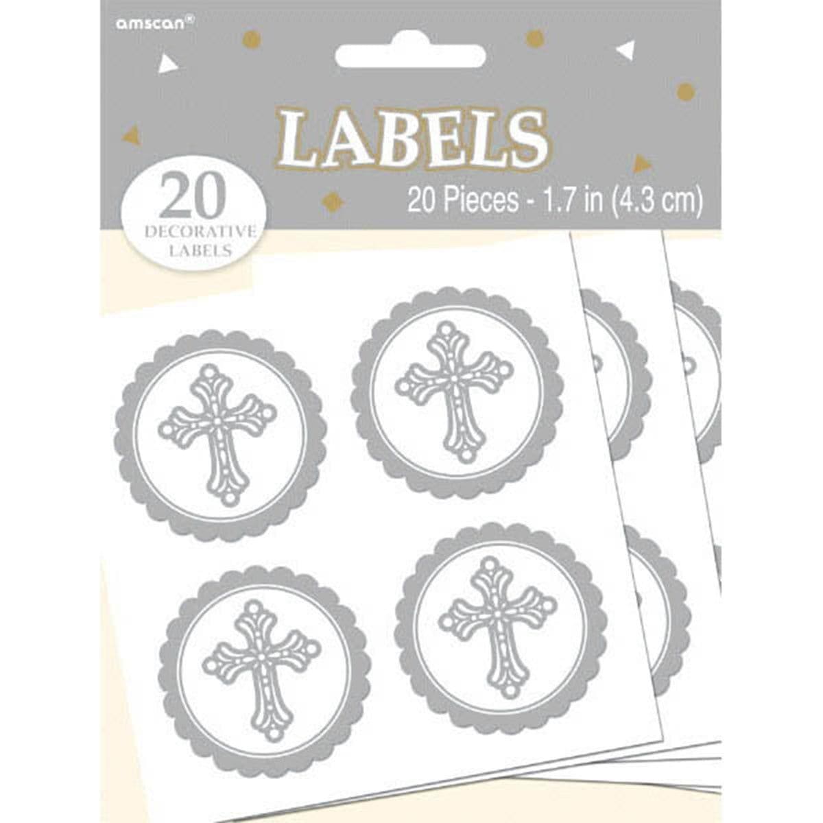 Buy Religious Religious Labels 20/pkg. sold at Party Expert