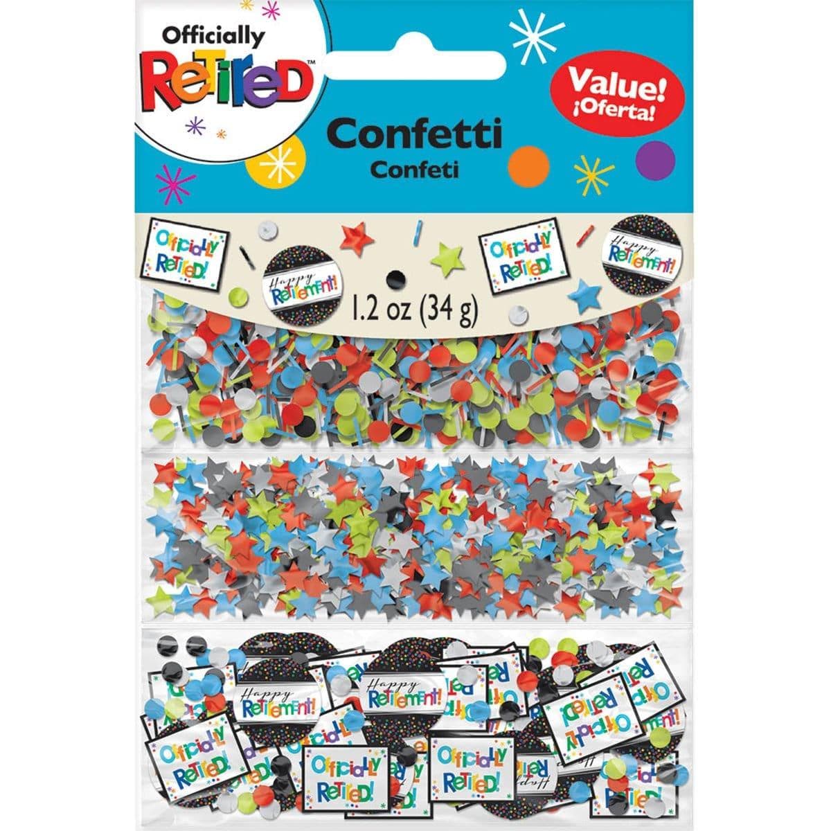 Buy Retirement Officially Retired - Confetti 1.2 Oz sold at Party Expert