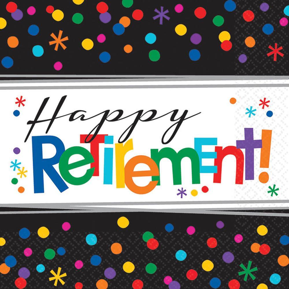 Buy Retirement Officially Retired - Luncheon Napkins 16/pkg. sold at Party Expert