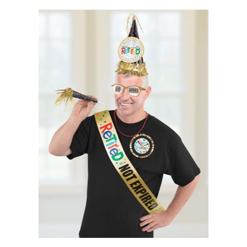 Buy Retirement Officially Retired Party Kit sold at Party Expert