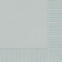 Buy Silver Lunch Napkins, 40 Count sold at Party Expert