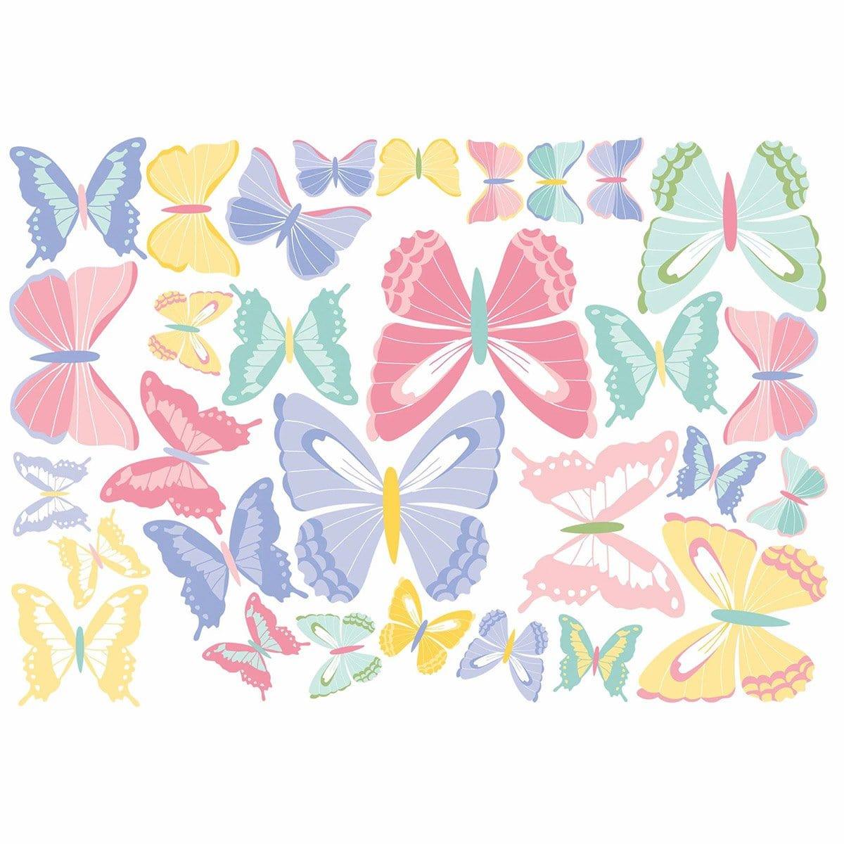 Buy Spring Butterfly 3D Cutouts, 30 Count sold at Party Expert