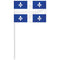 AMSCAN CA St-Jean-Baptiste Quebec Flag, 4 x 6 Inches, 1 Count