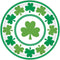 Buy St-Patrick Lucky Shamrocks - Plates 7 In. 8/pkg sold at Party Expert