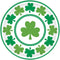 Buy St-Patrick Lucky Shamrocks - Plates 9 In. 8/pkg sold at Party Expert