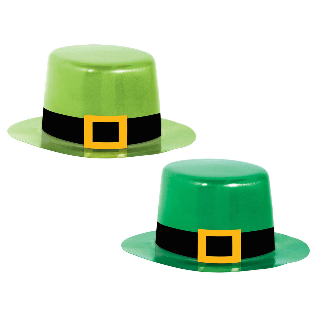 AMSCAN CA St-Patrick St-Patrick's Day Plastic Mini Hats, 3 1/4 x 4 Inches, 8 Count